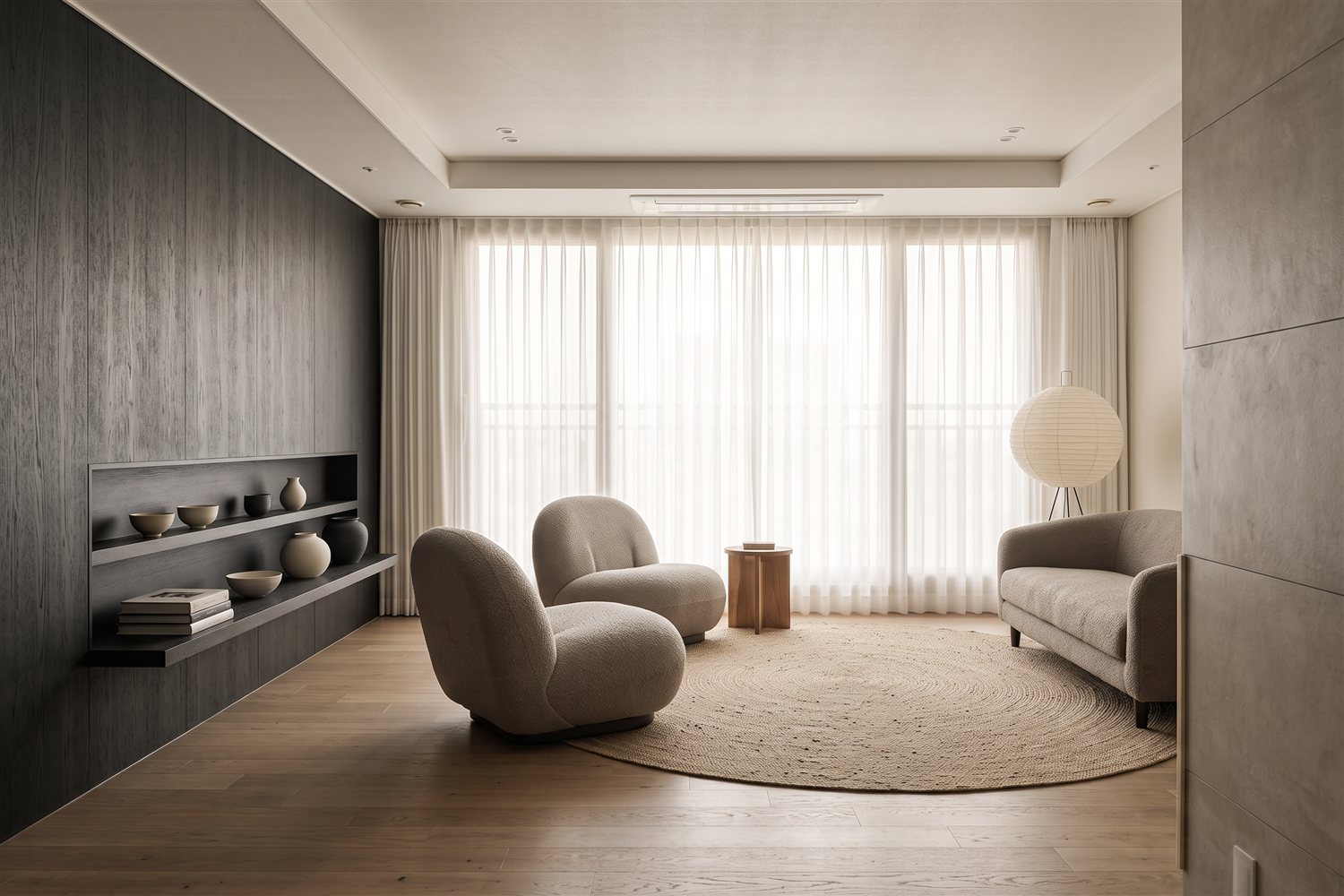 시흥 센트럴푸르지오 · Living Room